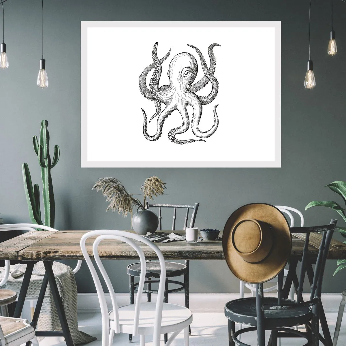 Plagát - Tancujúca s vlnami - 100x70 cm