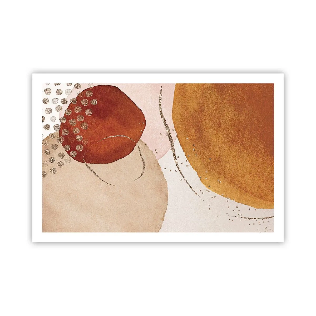 Plagát - Zaoblenie a pohyb - 91x61 cm