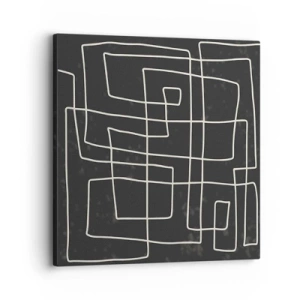 Obraz na plátne - Nie je to tak jednoduché - 30x30 cm