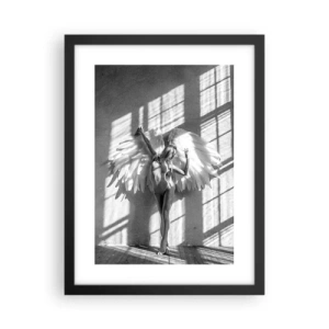 Plagát v čiernom ráme - Priamo z neba - 30x40 cm