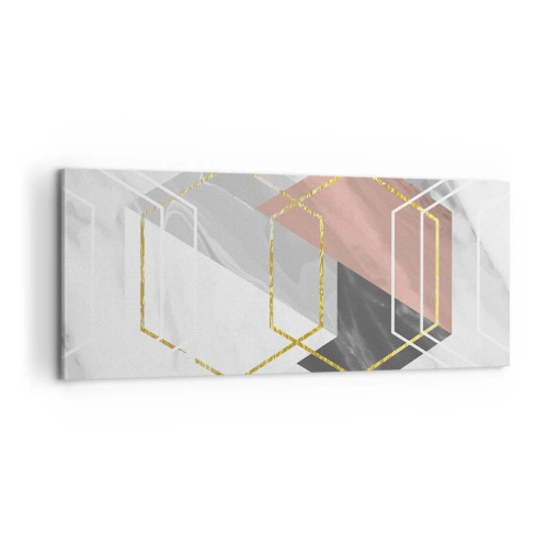 Obraz na plátne - Reťazová kompozícia - 100x40 cm