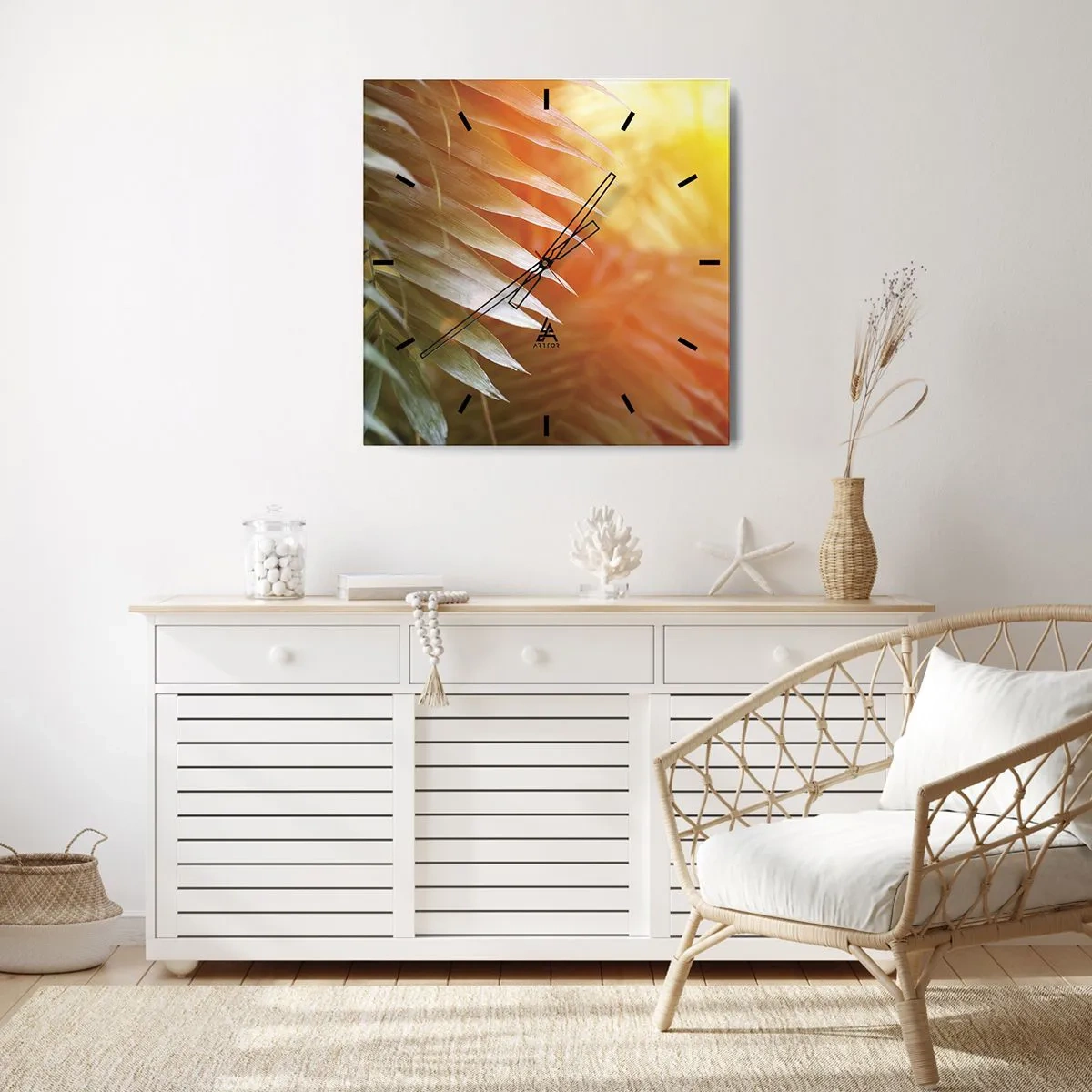 Nástenné hodiny - Ráno v džungli - 30x30 cm