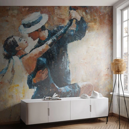 Fototapeta Premium Sand - A la Rudolf Valentino - Abstrakcia, Tancujte, Tango - 450x315 cm
