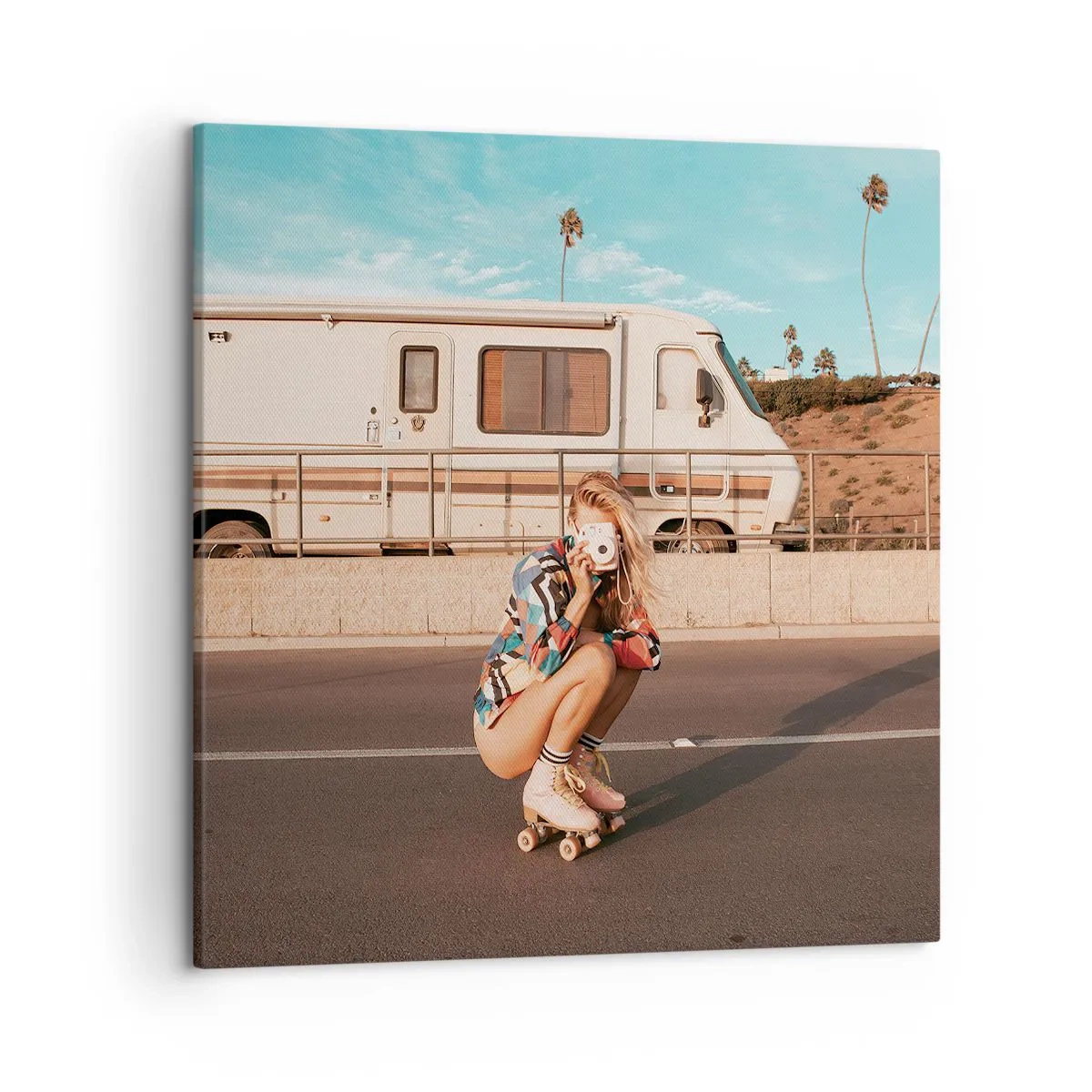 Obraz na plátne - Usmejte sa! - 50x50 cm