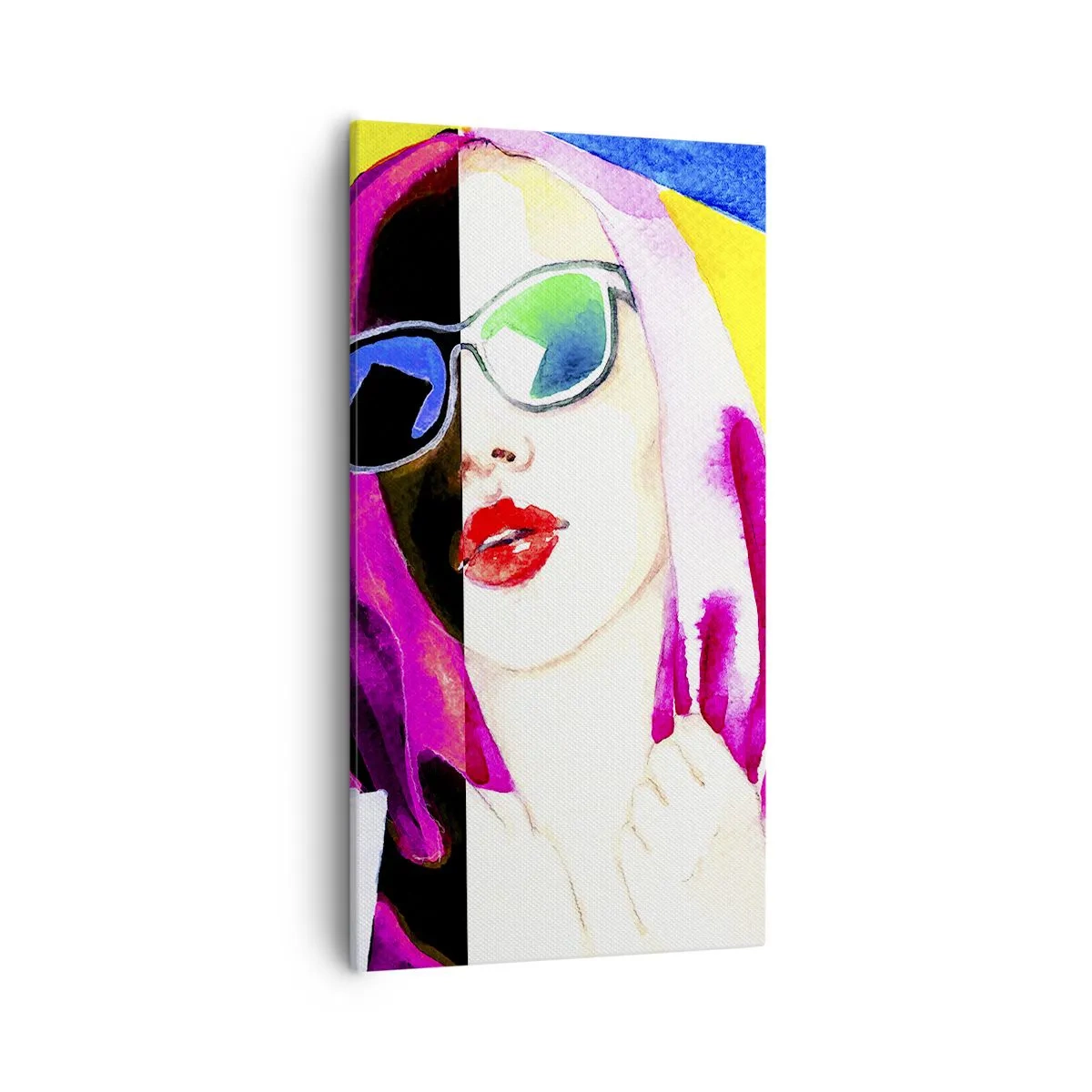 Obraz na plátne - Nie som biela a nie som čierna - 55x100 cm