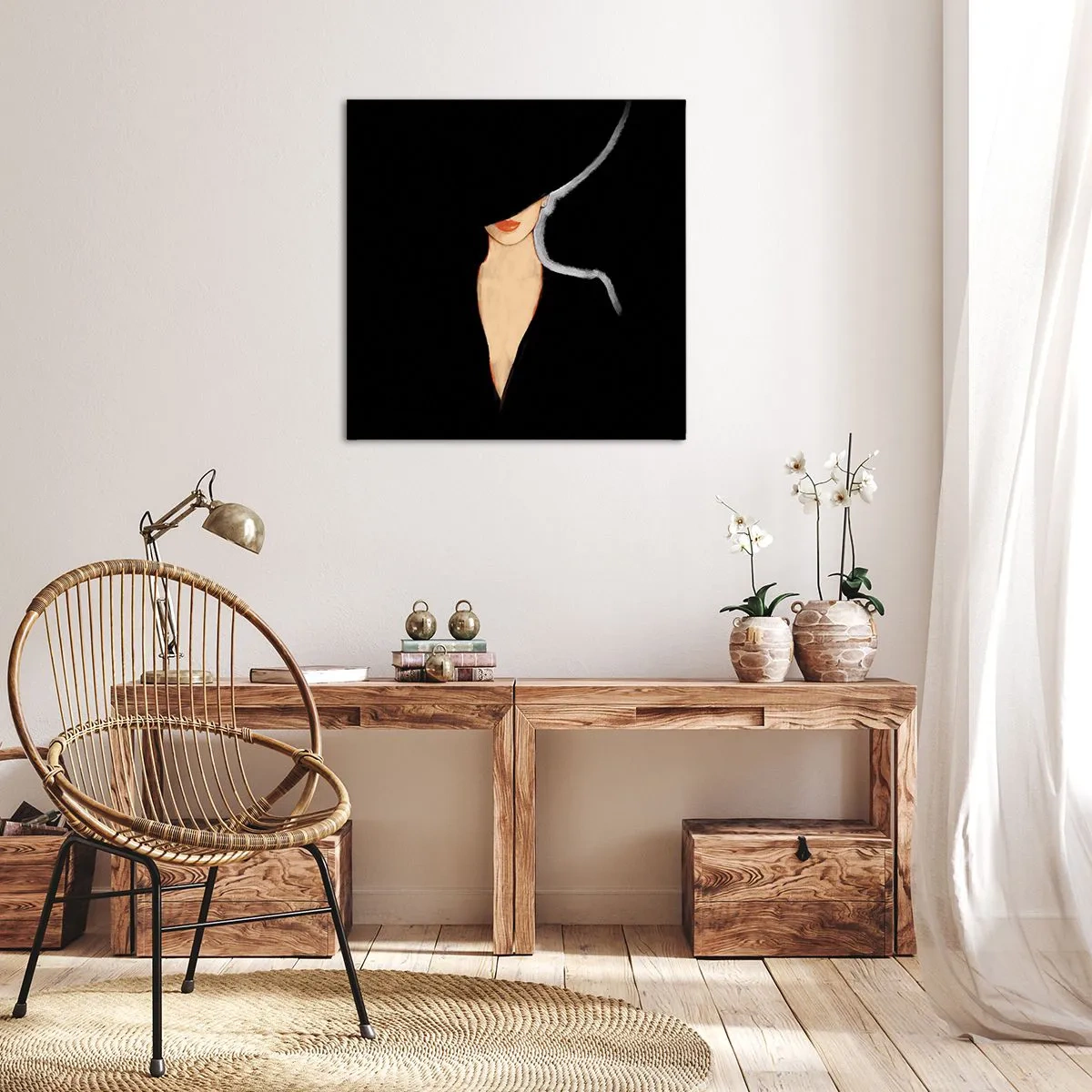 Obraz na plátne - Elegancia a štýl - 30x30 cm