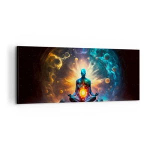 Obraz na plátne - Vesmírny pokoj - 100x40 cm