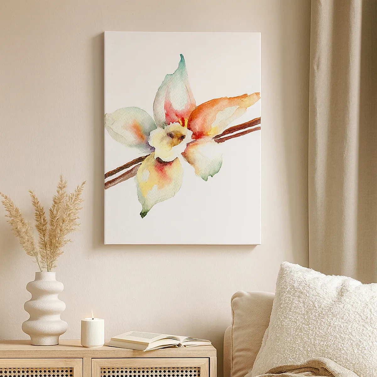 Obraz na plátne - Farbičkou rozliata sladkosť - 50x70 cm