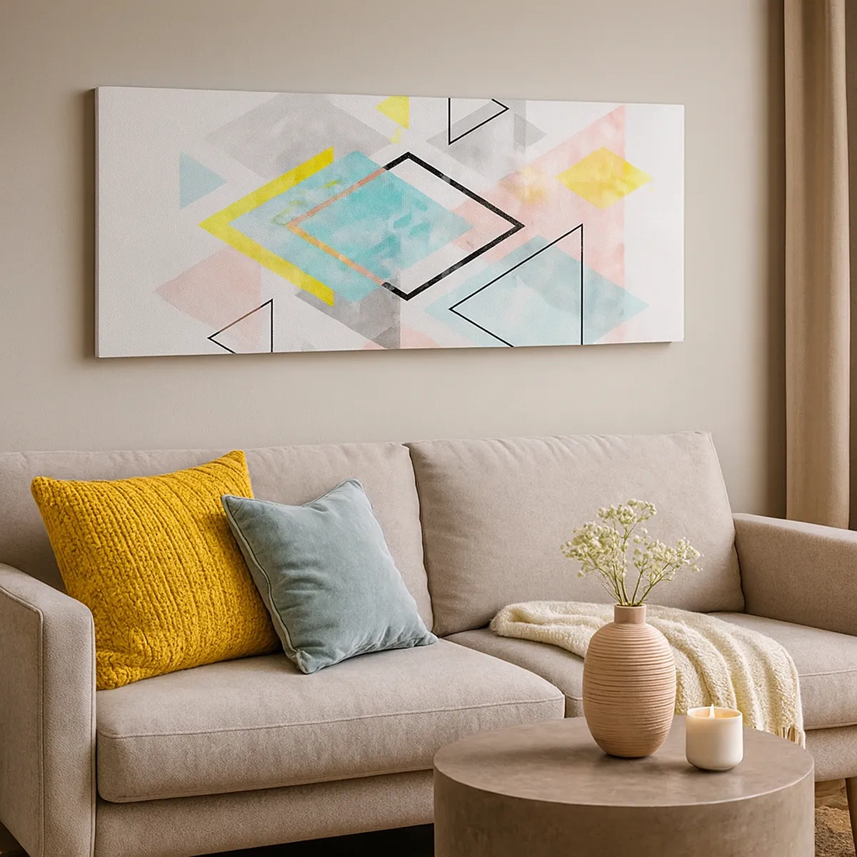 Obraz na plátne - Geometrická hračka - 30x30 cm