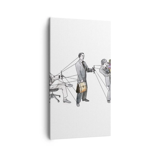 Obraz na plátne - Každý má svojho pána - 45x80 cm