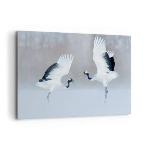 Obraz na plátne - Tanec v hmle - 100x70 cm