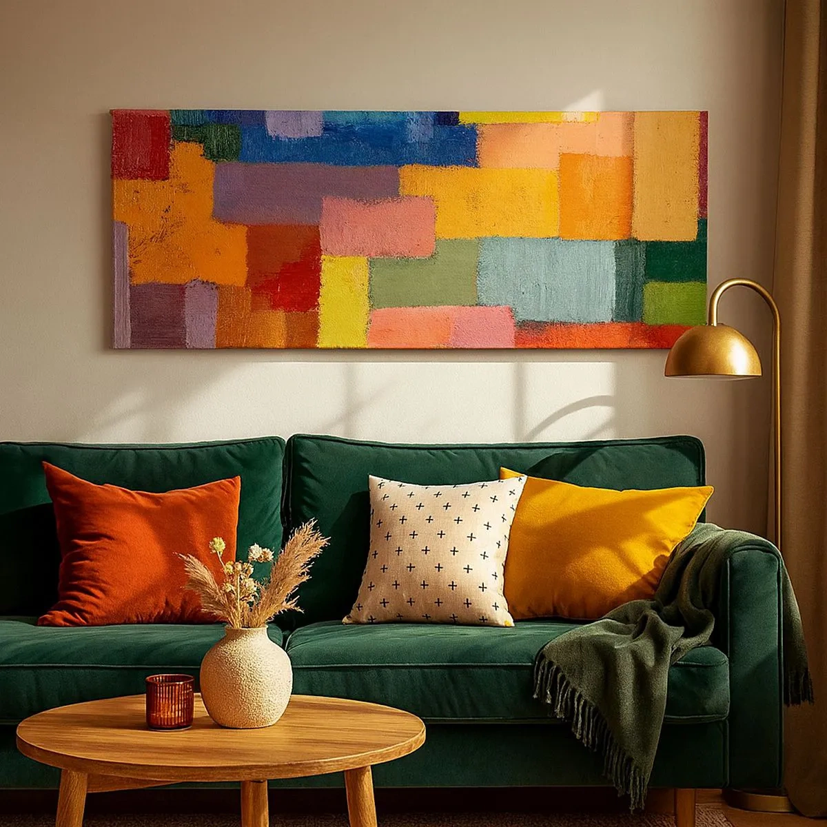 Obraz na plátne - Každý iný, všetky farebné - 100x40 cm