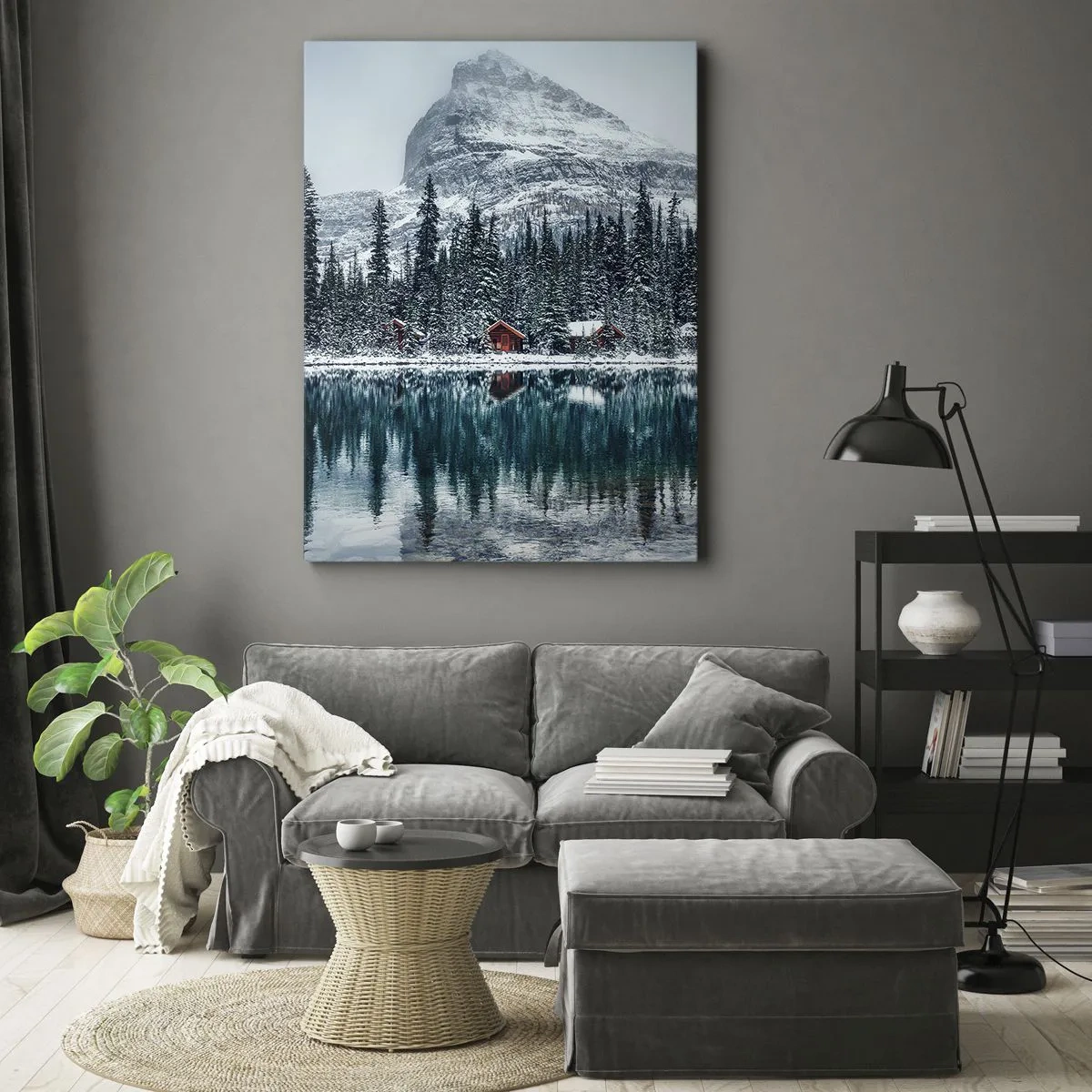 Obraz na plátne - Kanadské útočisko - 45x80 cm