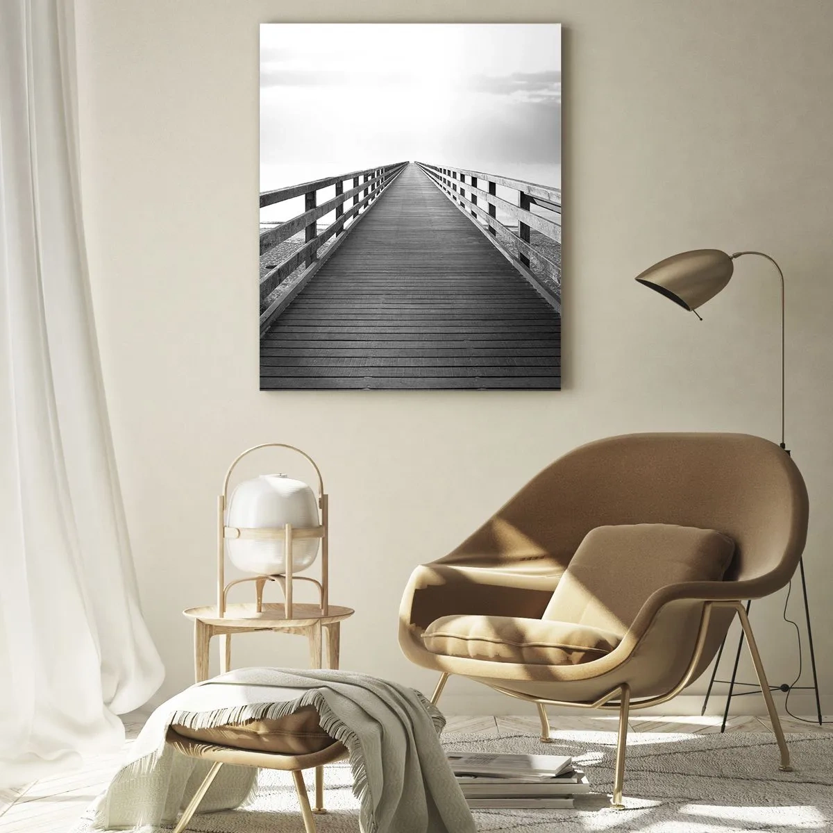 Obraz na skle - Do diaľky… - 50x70 cm