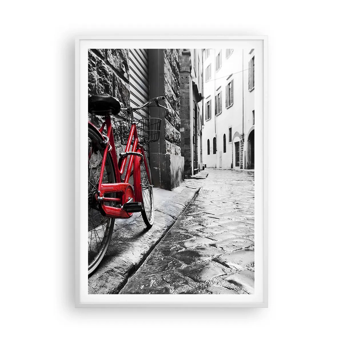 Plagát v bielom ráme - Skutočná krása nestarne - 70x100 cm