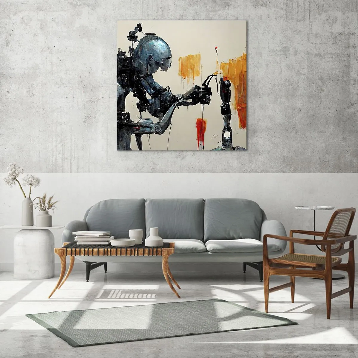 Obraz na skle - Už zajtra… - 70x70 cm