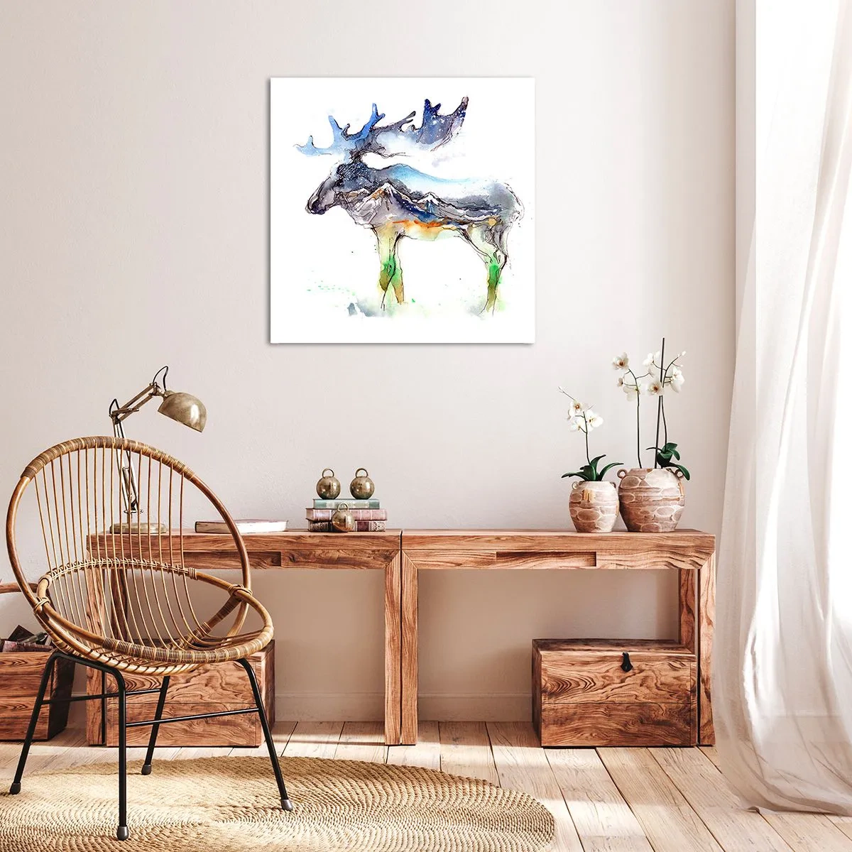 Obraz na plátne - Hrdina zimného príbehu - 60x60 cm