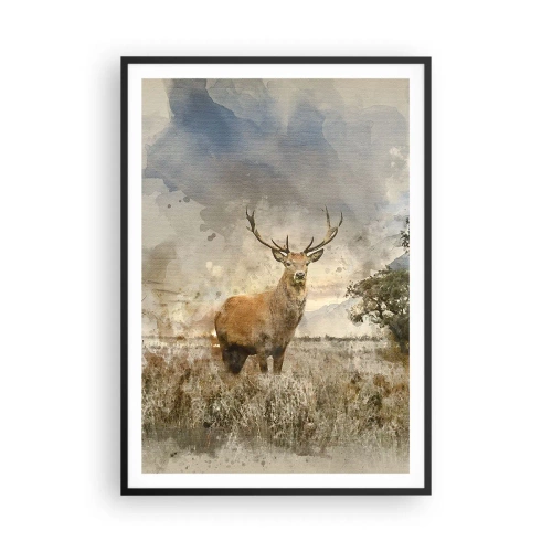 Plagát v čiernom ráme - Dôstojnosť - sila - majestátnosť - 70x100 cm