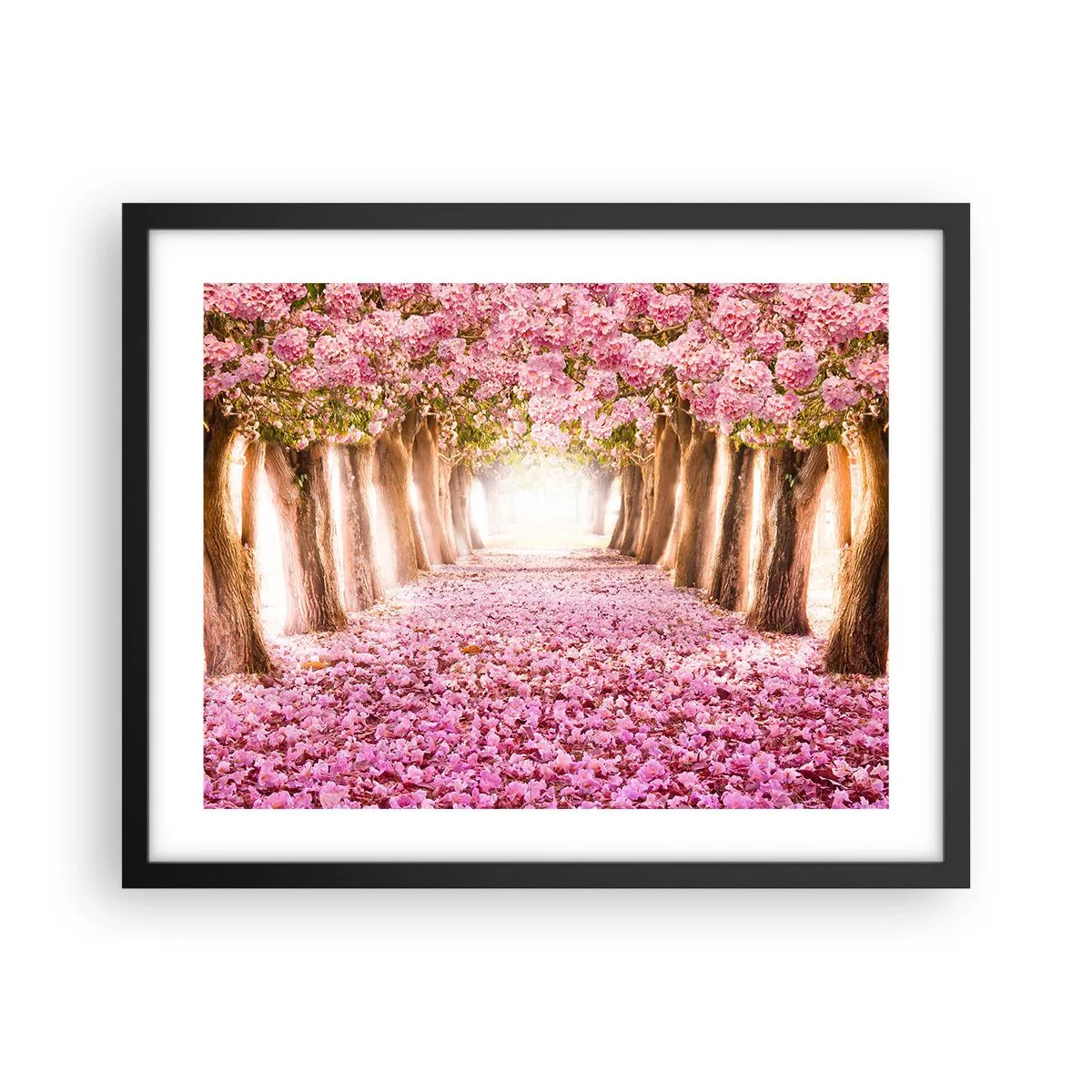 Plagát v čiernom ráme - Cesta do raja - 50x40 cm