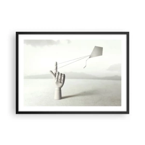 Plagát v čiernom ráme - Výzva - 70x50 cm