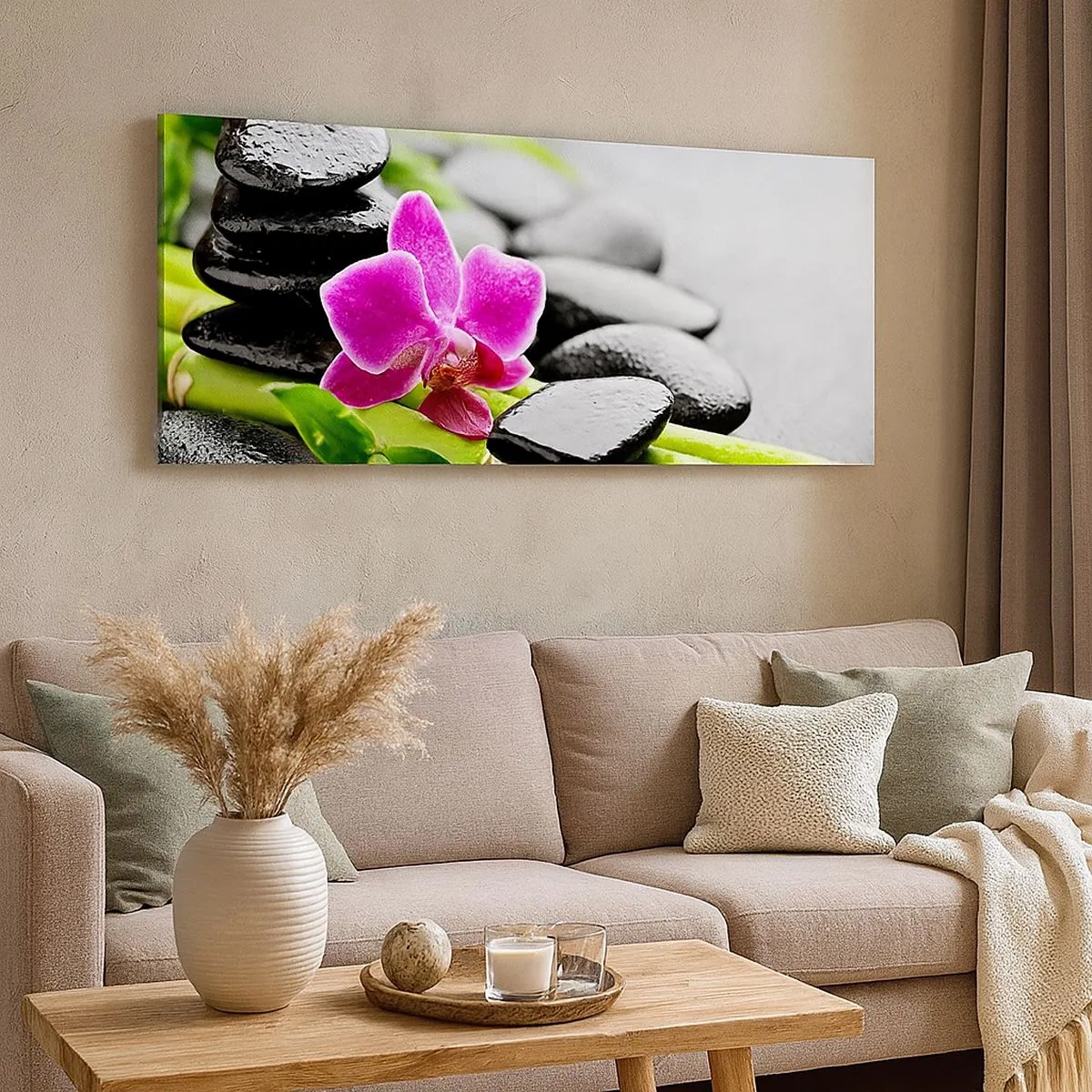 Obraz na plátne - V pokojnej rovnováhe - 100x40 cm