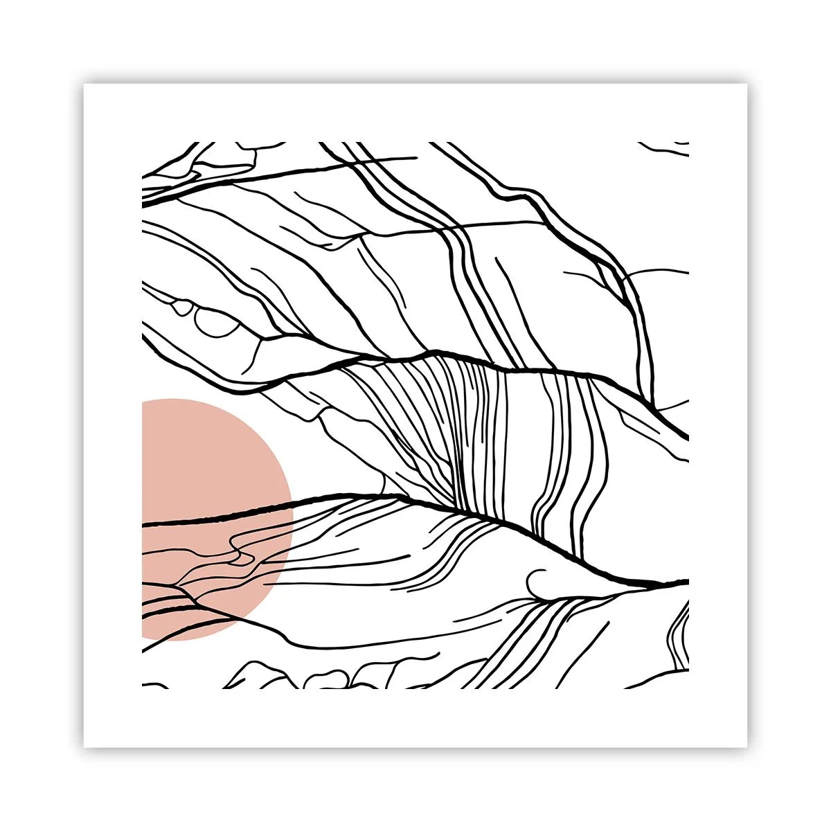 Plagát - V sieti vetvičiek - 40x40 cm