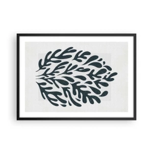 Plagát v čiernom ráme - Tvary prírody - 70x50 cm
