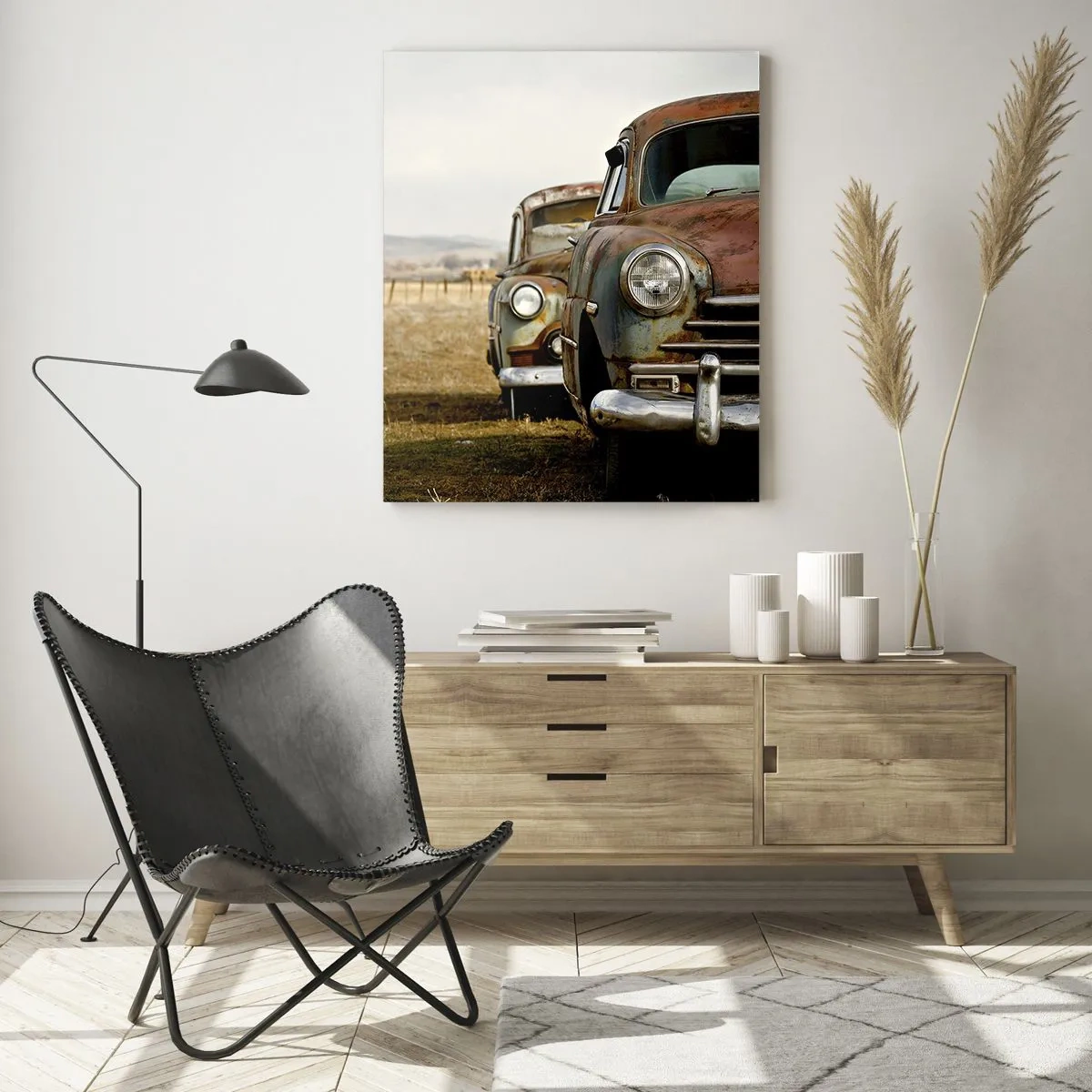 Obraz na skle - Zaslúžený odpočinok - 50x70 cm