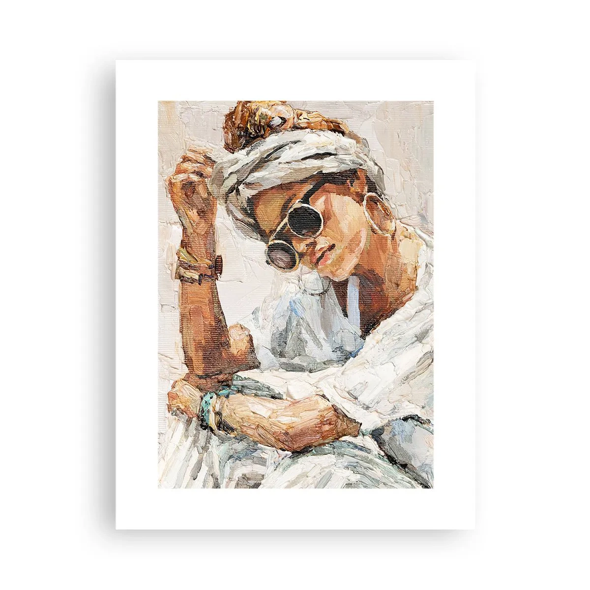 Plagát - Portrét v plnom slnku - 30x40 cm