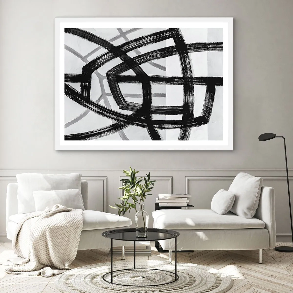 Plagát v bielom ráme - Hĺbka - 70x50 cm