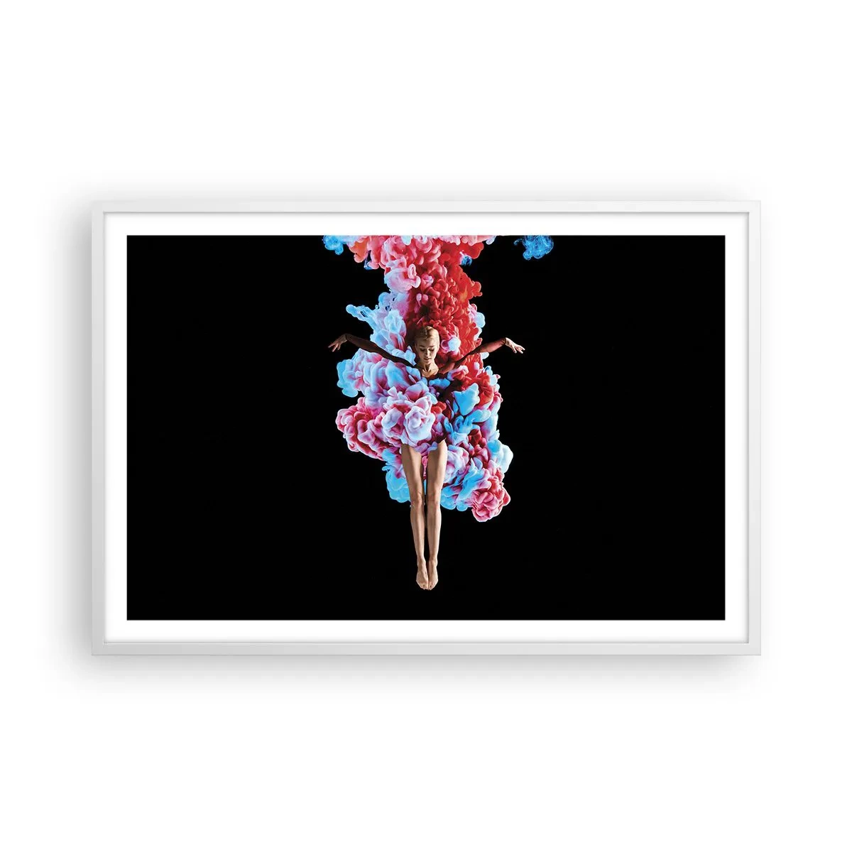 Plagát v bielom ráme - V plnom kvete - 91x61 cm