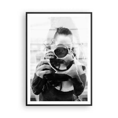 Plagát v čiernom ráme - Tvorca a materiál - 70x100 cm