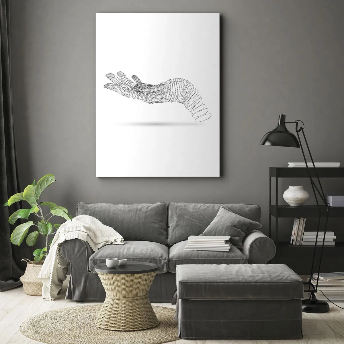 Obraz na plátne - Pružná ruka - 50x70 cm