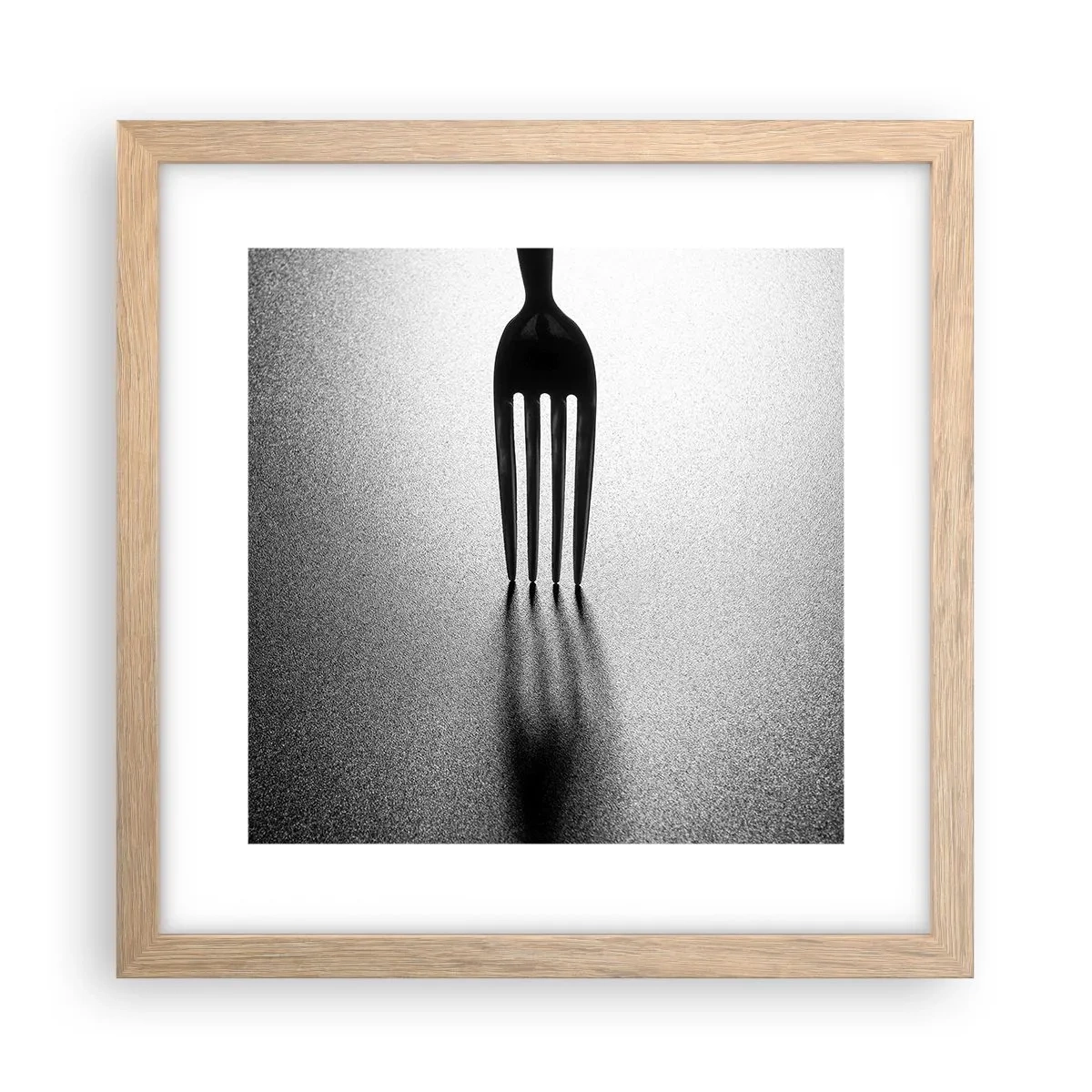 Plagát v ráme zo svetlého duba - Svetlo a tieň - 30x30 cm