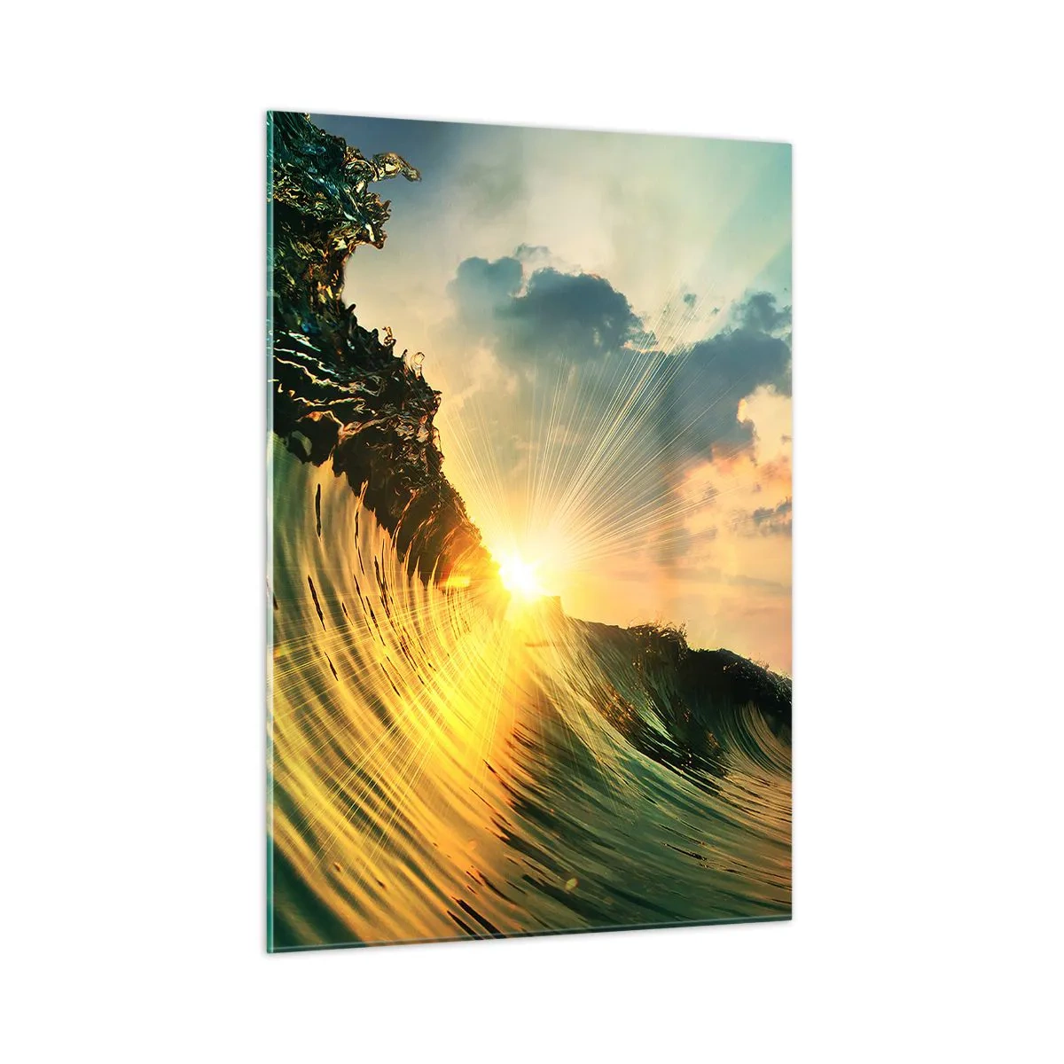 Obraz na skle - Surfer, kde si? - 50x70 cm