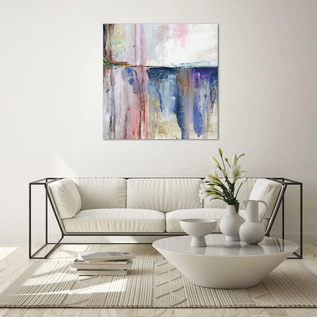 Obraz na skle - Farebné dojmy a asociácie - 60x60 cm