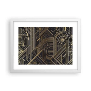 Plagát v bielom ráme - Koncepty, nápady, plány - 40x30 cm