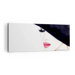Obraz na plátne - Elegancia a zmyselnosť - 100x40 cm