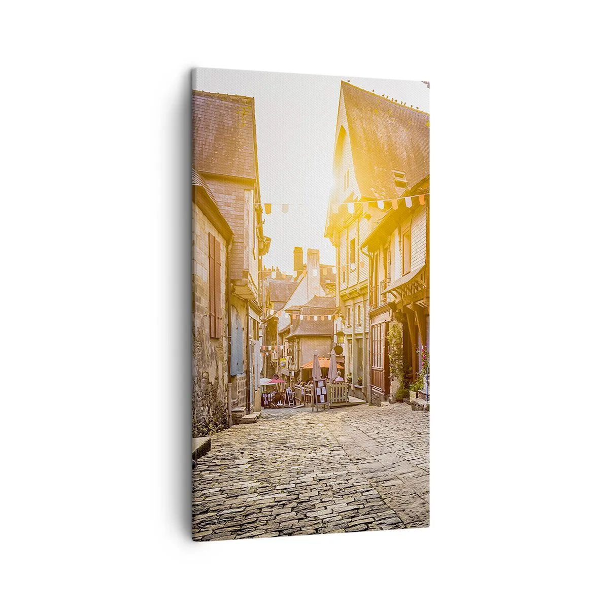 Obraz na plátne - Biely duch mestečka - 45x80 cm