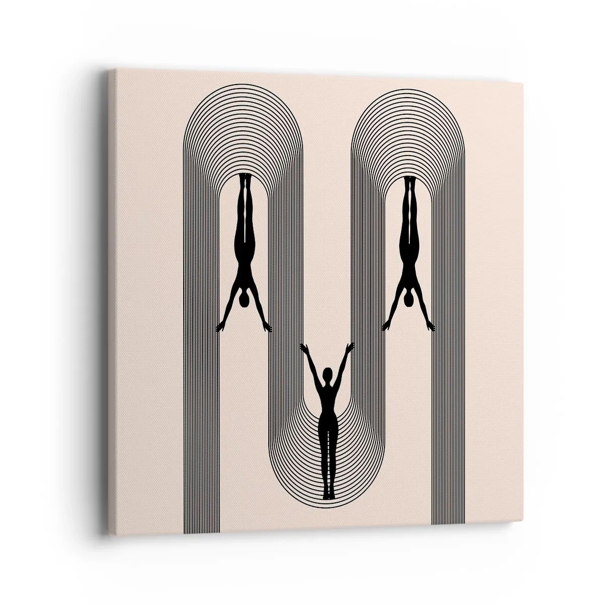 Obraz na plátne - Hore nohami - 40x40 cm