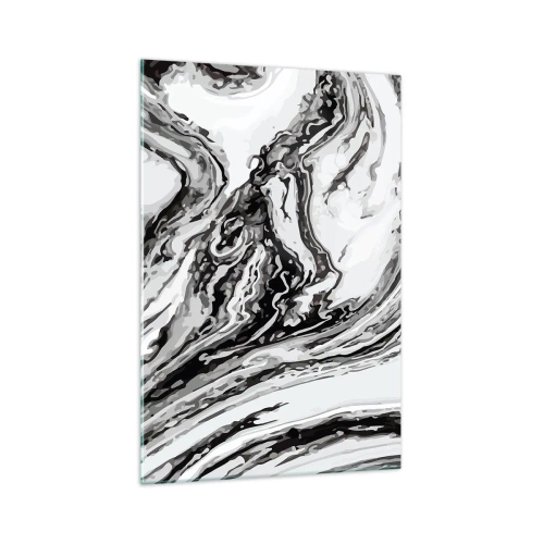Obraz na skle - Na začiatku bol chaos - 70x100 cm