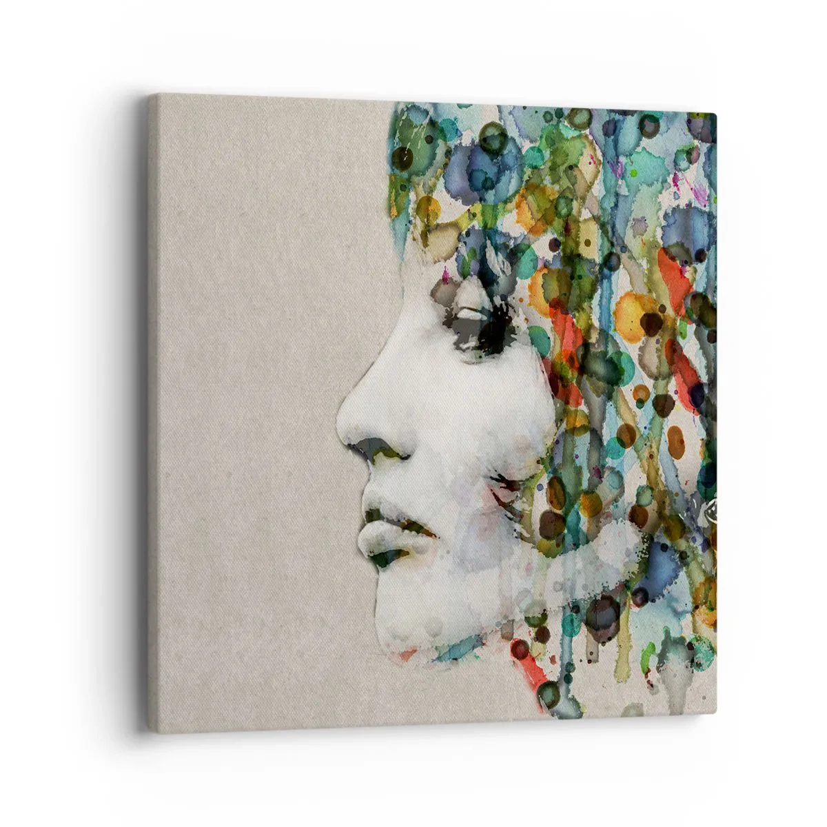 Obraz na plátne - Vynorila sa zo šedej - 40x40 cm