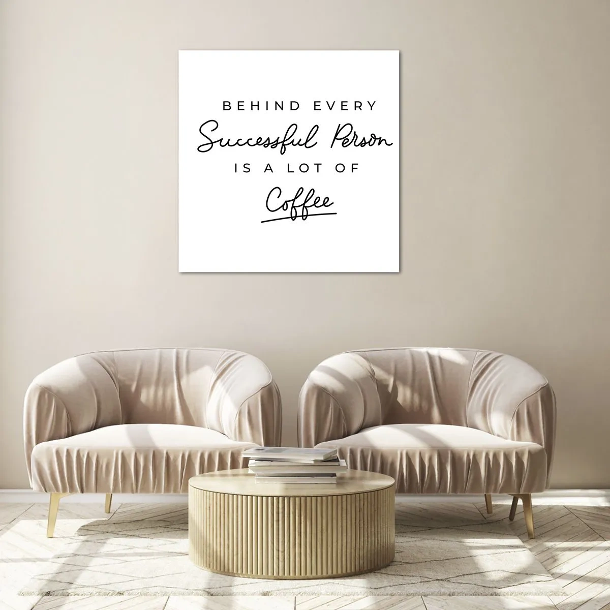 Obraz na skle - Tajomstvo úspechu - 70x70 cm