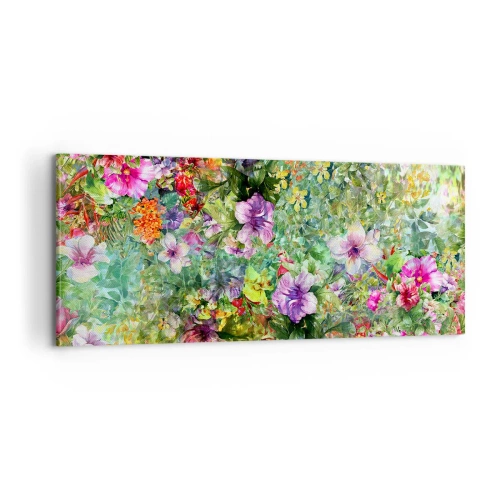 Obraz na plátne - Do kvetov, do zahynutia - 100x40 cm