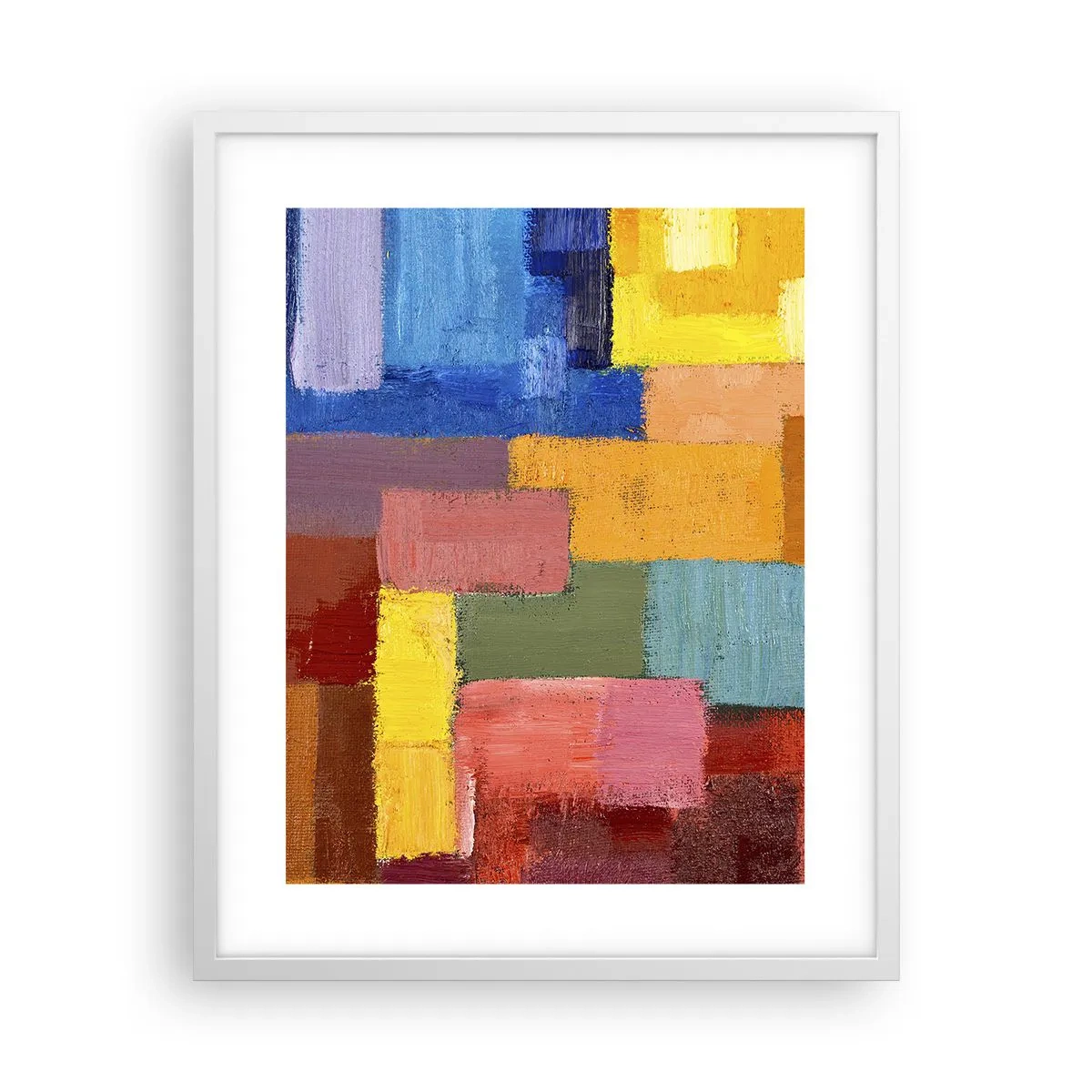 Plagát v bielom ráme - Každý iný, všetky farebné - 40x50 cm