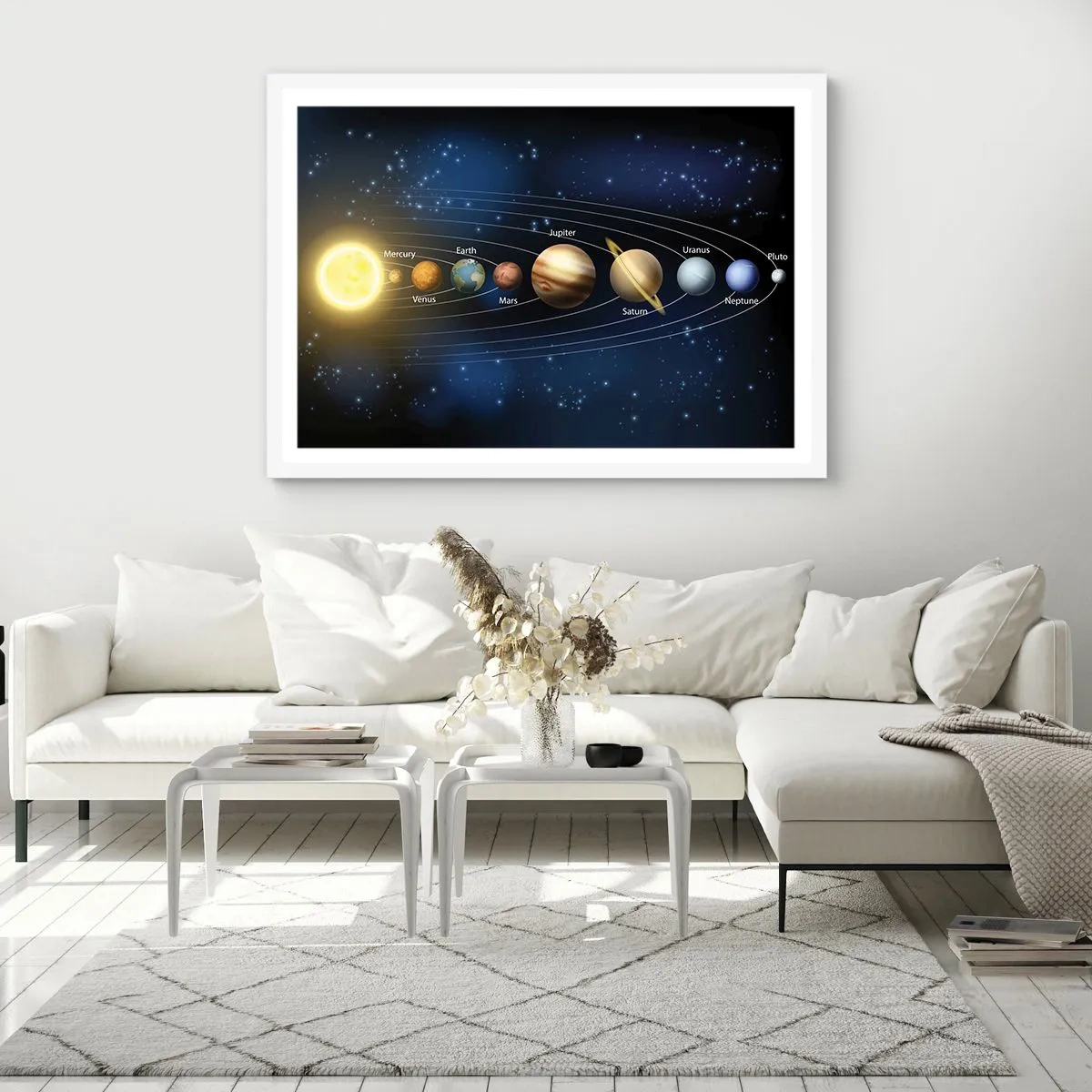 Plagát v bielom ráme - Jedna z desiatich - 70x50 cm