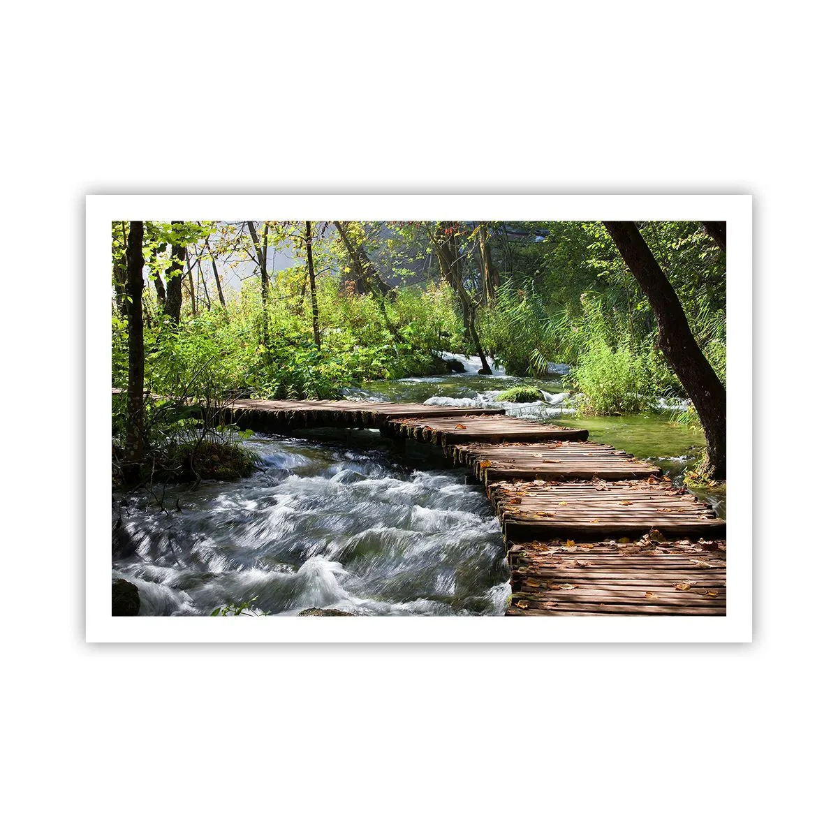 Plagát - Pri spenenom vodopáde - 91x61 cm