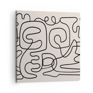 Obraz na plátne - Podľa stopy - 60x60 cm
