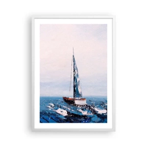 Plagát v bielom ráme - Bratstvo vetra - 50x70 cm