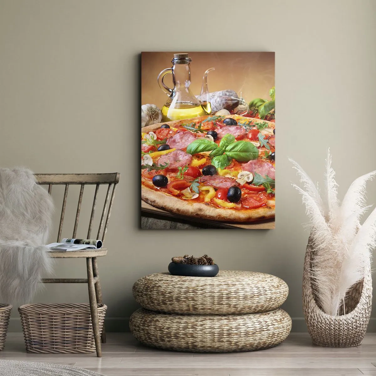 Obraz na plátne - So skutočne talianskou chuťou - 50x70 cm